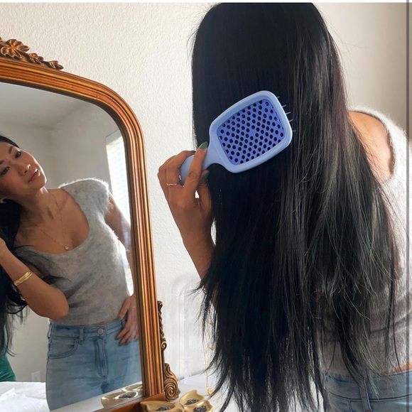 FHI Heat UNbrush Detangling Hair Brush Duo Set | Full Size & Mini Travel Brush - Picture 6 of 9